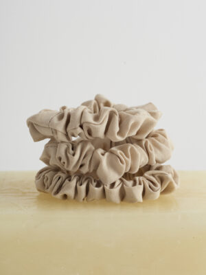scrunchie DUE light beige
