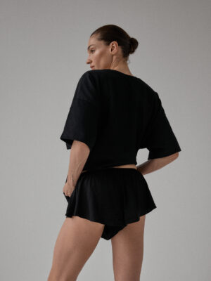 spodenki typu casual lounge DUE black