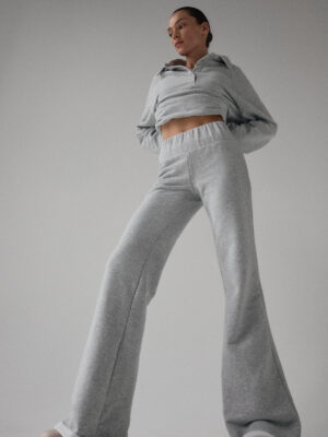 spodnie typu flare LE PUMP grey