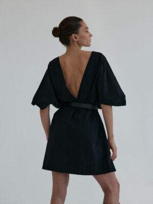 sukienka krótka typu kimono GATINHO black