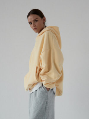 bluza oversize z kapturem LE PUMP butter