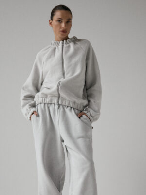 rozpinana bluza typu bomberka SMOOTH COTTON seasalt