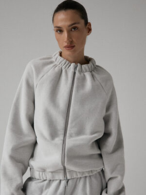 rozpinana bluza typu bomberka SMOOTH COTTON seasalt