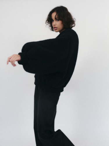 wełniana bomberka le bou black