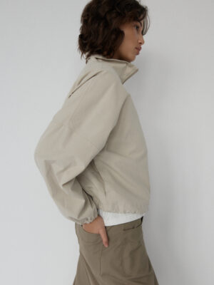 wiatrówka z bawełny organicznej NUKU eggshell