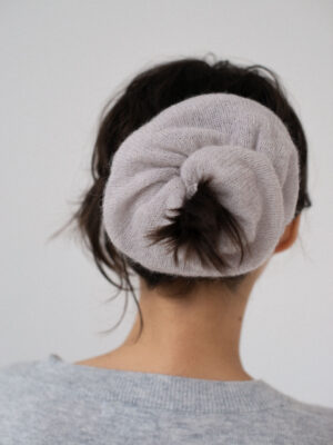 scrunchie z puchatej wełny FLOA beige