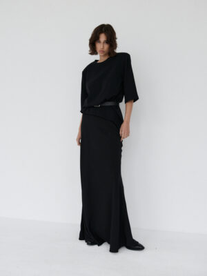 długa spódnica DUE black