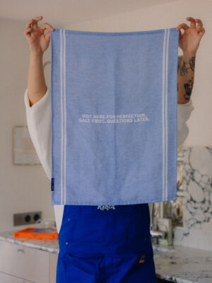 bawełniana ścierka kuchenna SALT FIRST blue/white