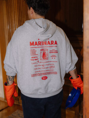 bluza unisex z kapturem MARINARA grey