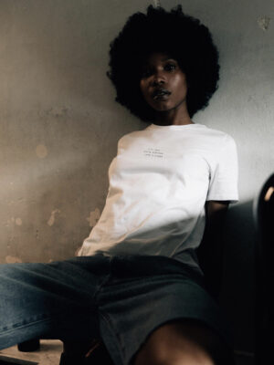 slim fit t-shirt ITS UGLY, UNTIL RIHANNA DECIDES ITS NOT white