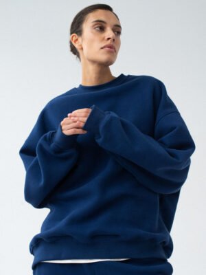 bluza oversize unisex 1990 oxford navy