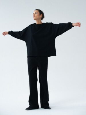 longsleeve oversize ZEA black