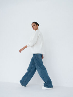 longsleeve oversize ZEA off-white