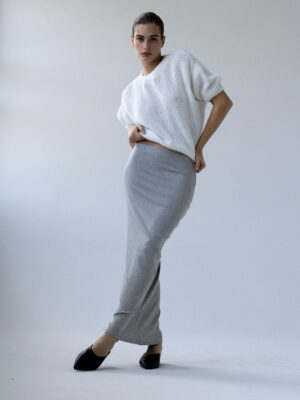 długa spódnica JORDE grey