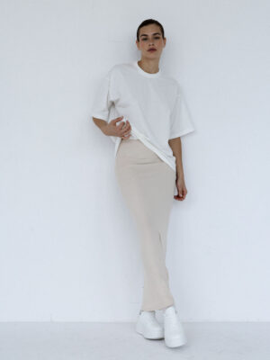 długa spódnica JORDE vanilla