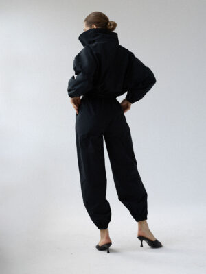 spodnie typu baloon z chrupiącej bawełny FEE vintage black