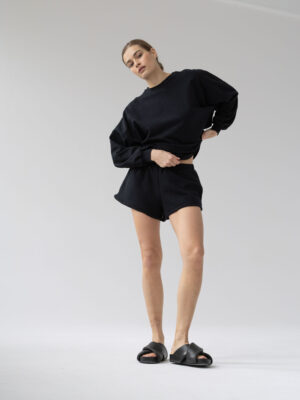 dresowe szorty LE PUMP black