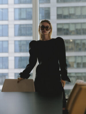 koszula z bufiastymi rękawami MIEL black