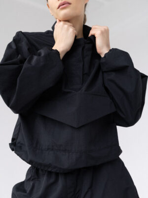 kurtka techniczna o bawełnopodobnej strukturze OLIE black