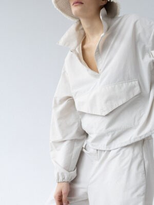 kurtka techniczna o bawełnopodobnej strukturze OLIE sandy beige